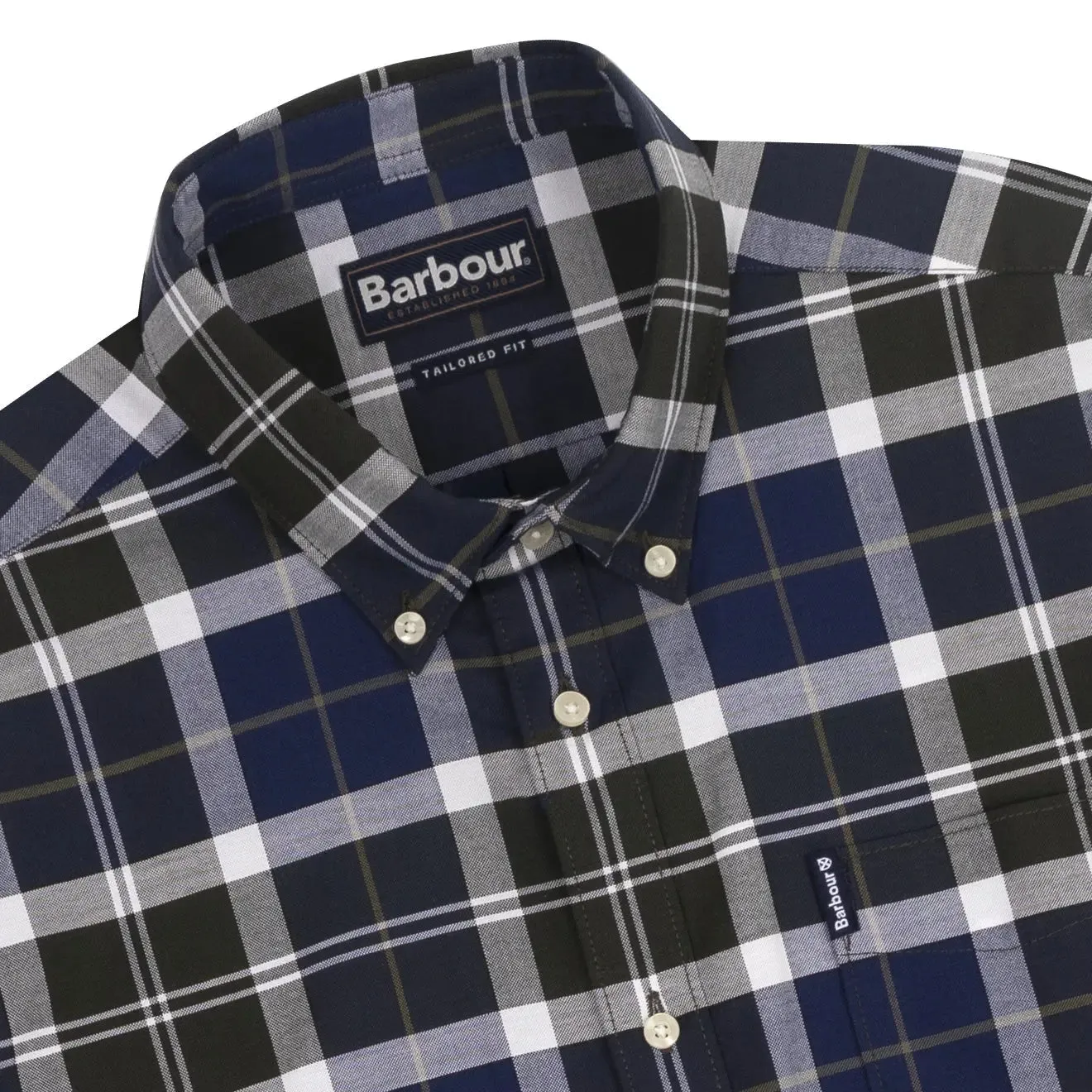 Barbour Tartan 11 Tailored Fit Shirt Sage