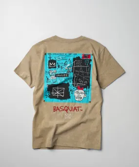 Basquiat Equals Pi Short Sleeve Tee - Khaki