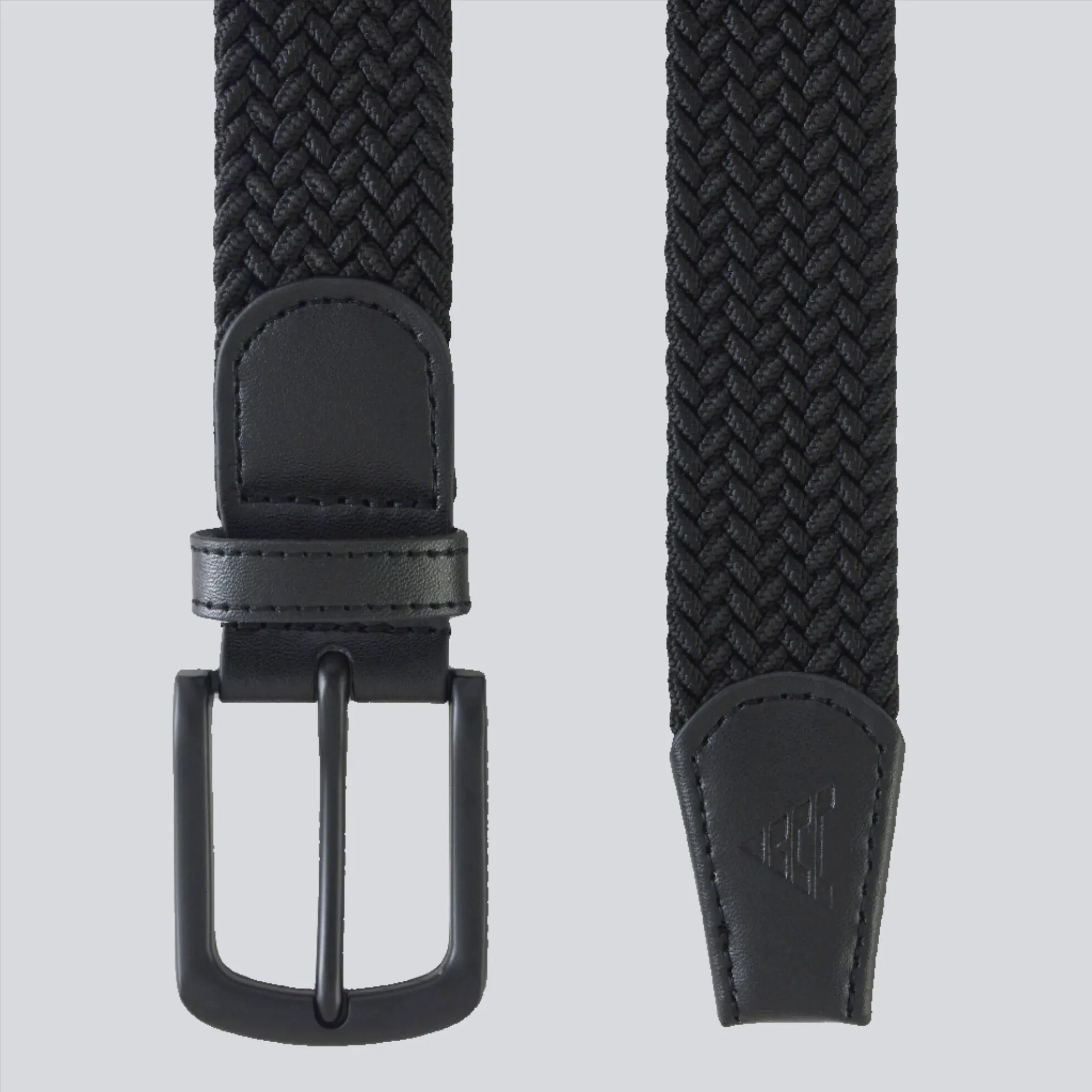 BLACK WOVEN STRETCH BELT