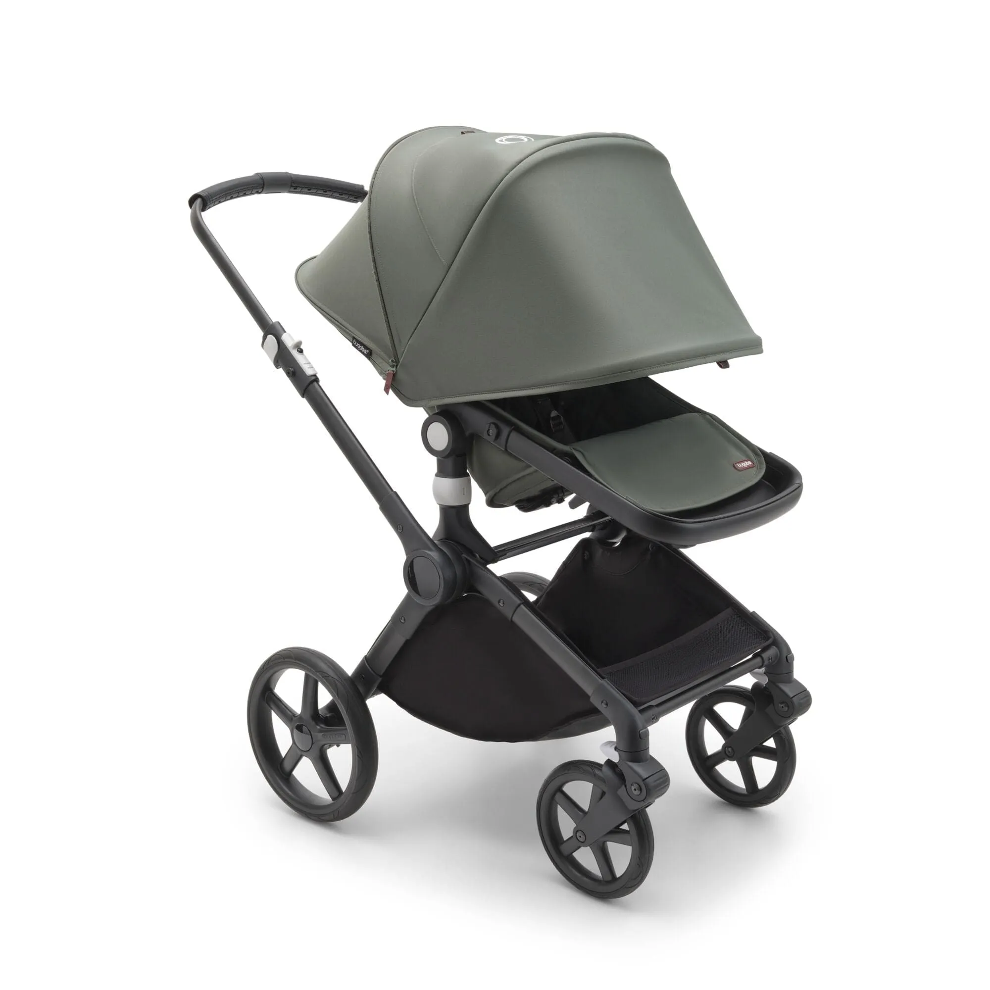 Bugaboo Fox Cub Essential Bundle - Black/Forest Green/Forest Green