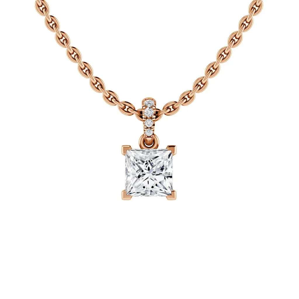 Cora - 18ct Rose Gold - Princess