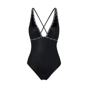 Costume Donna Calvin Klein Logo Tape Nero