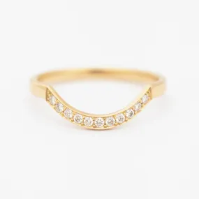 Diamond Dusted Curve Band