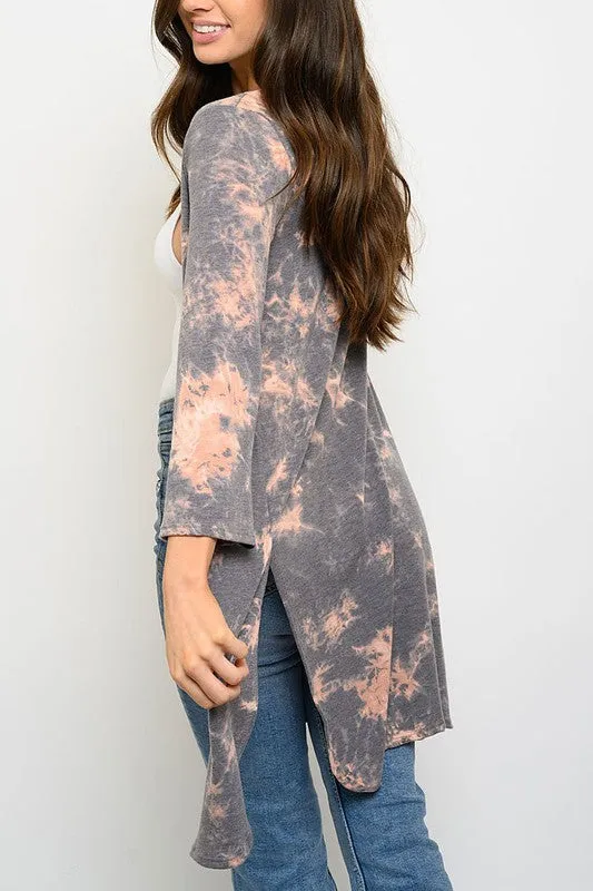 Exposure Tie Dye Long Kimono