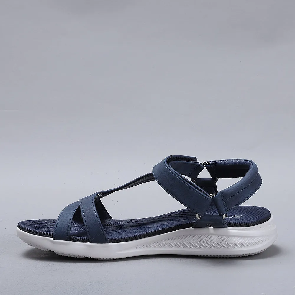 Floss - Navy/White Sole