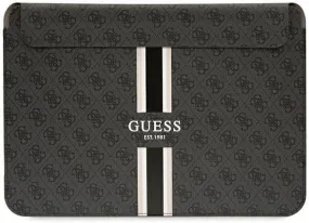 Guess 4G Printed Stripes Laptop Sleeve for 16" MacBook Black - GUCS16P4RPSK