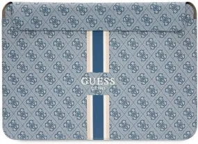 Guess 4G Printed Stripes Laptop Sleeve for 16" MacBook Blue - GUCS16P4RPSB