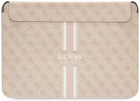 Guess 4G Printed Stripes Laptop Sleeve for 16" MacBook Pink - GUCS16P4RPSP