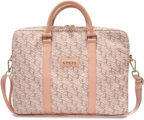 Guess Gcube Stripes Bag for 16" Laptop Pink - GUCB15HGCFSEP