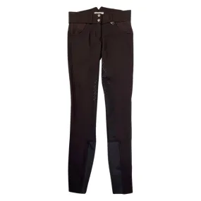 Horze 'Eva' Full Seat Breeches in Coffee - Women's US 22