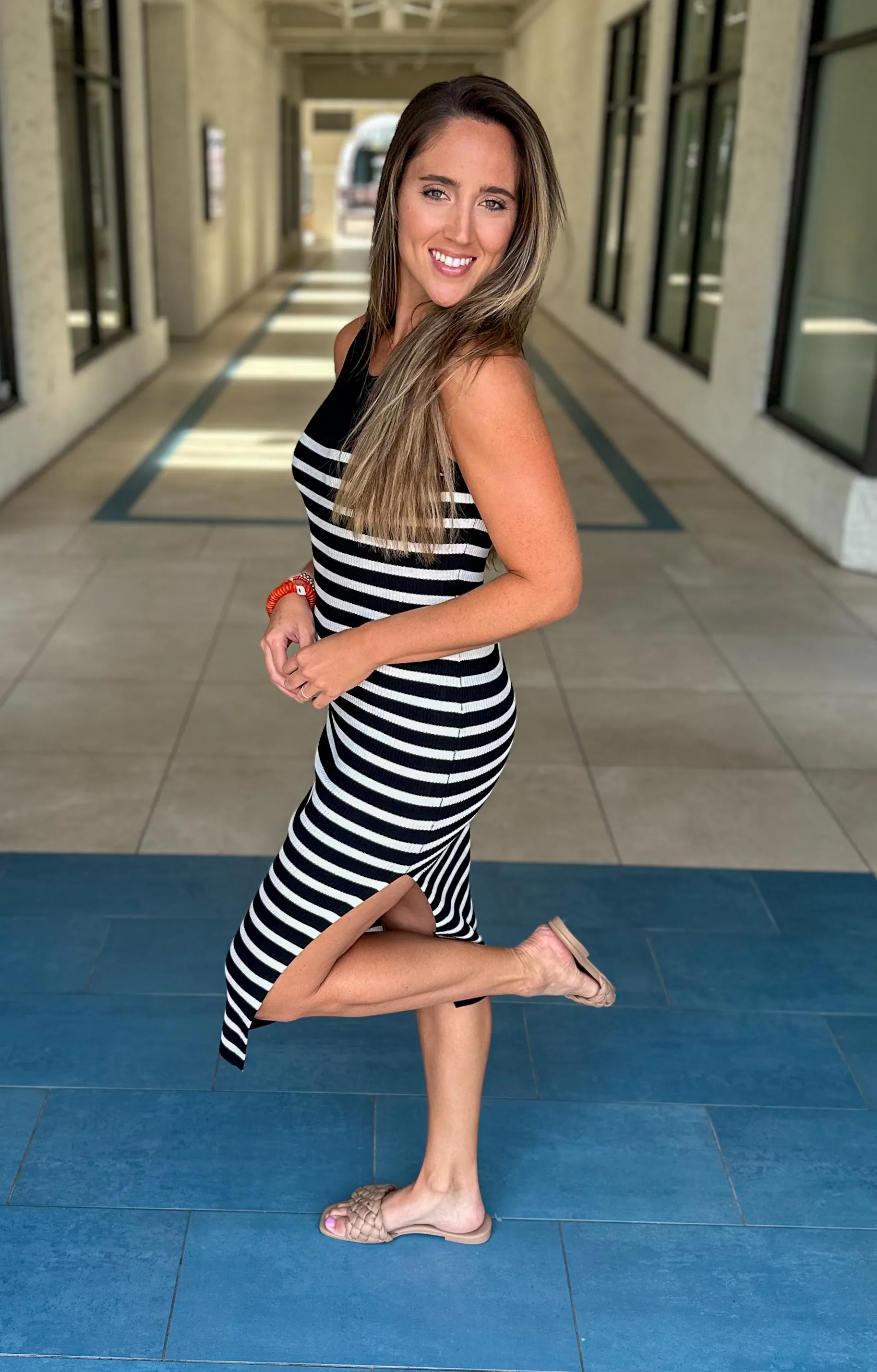 Jaxine Striped Dress