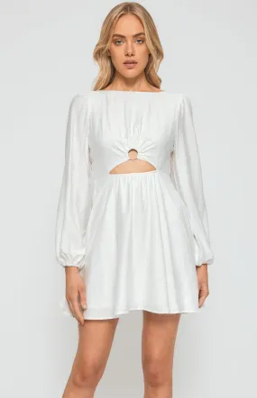 Jina Mini  Dress - White