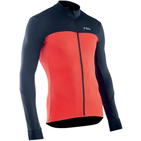 Northwave Force 2 Long Sleeve Jersey - Black/Red