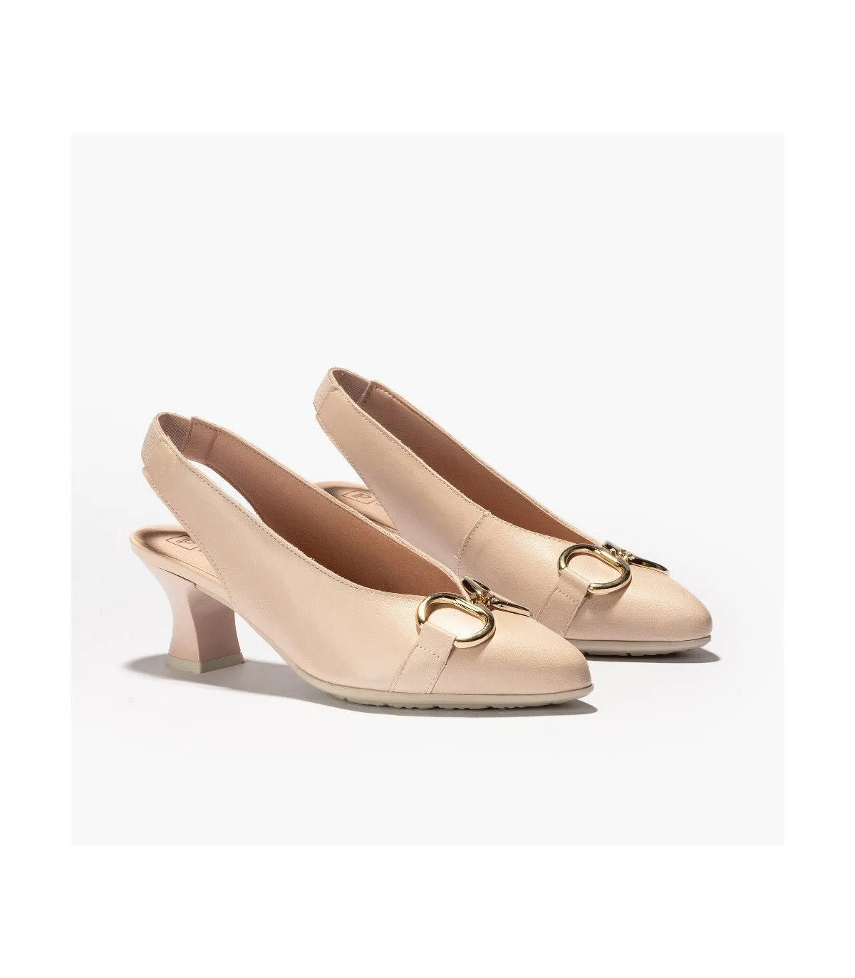 Pitillos Nude Slingback Heel