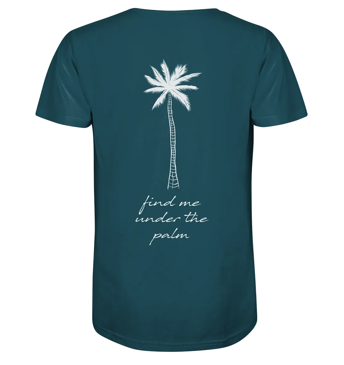 "Find me under the Palms" - Herren Premium Shirt aus Bio Baumwolle