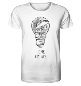 "Think Positive Surfer" - Herren Premium Organic Shirt