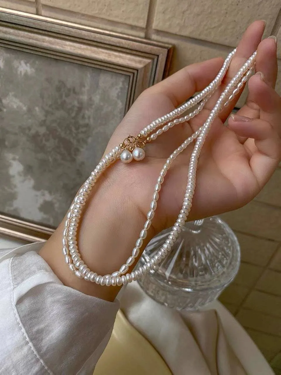 Rice Pearls Necklace (Purchase Individually)