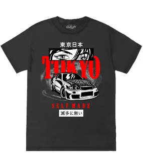 SELF MADE ANIME CAR TEE