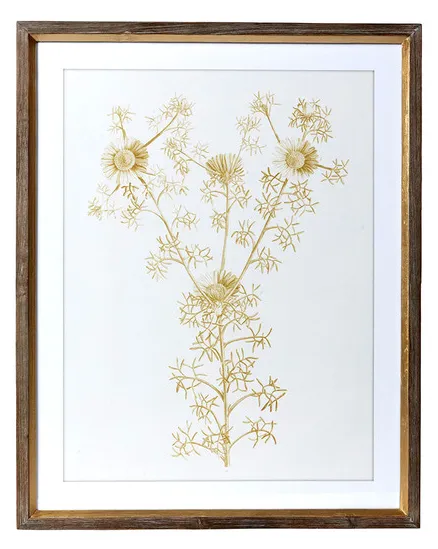 Sepia Botanical Framed Print