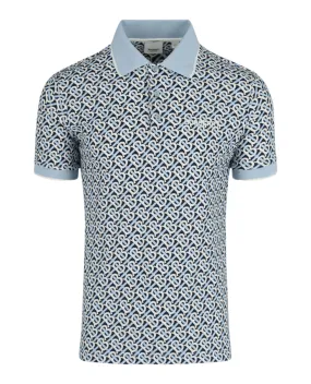 'TB' Print Polo