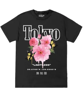 TOKYO ROSE DRIP BUTTERFLY KANJI