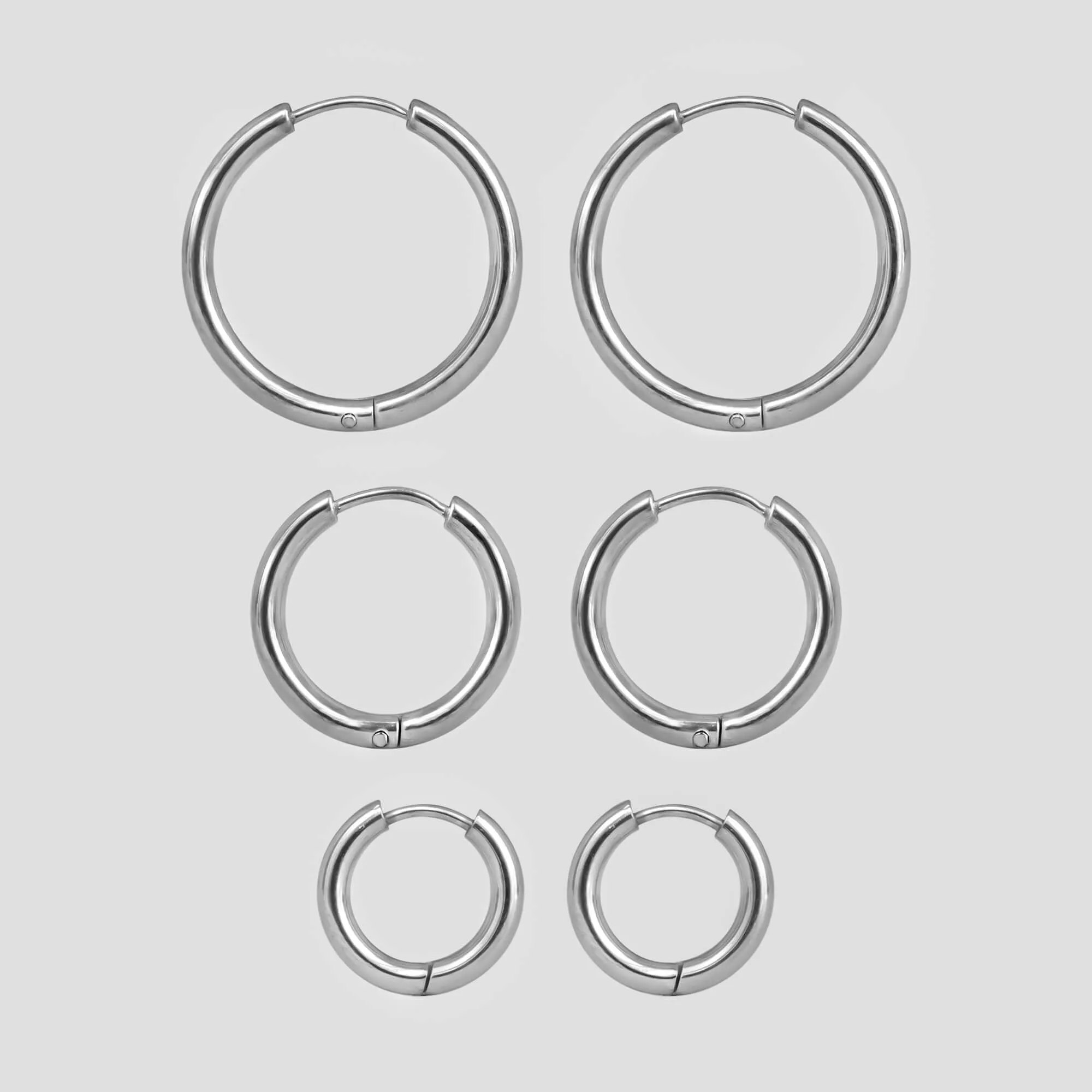 Tria Hoop Earrings Set (Pack of 3)