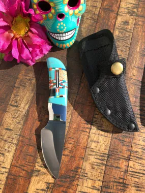 Turquoise Inlay Pocket Tool- 1